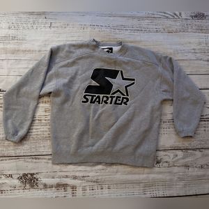 Vintage Starter Grey Logo Crewneck